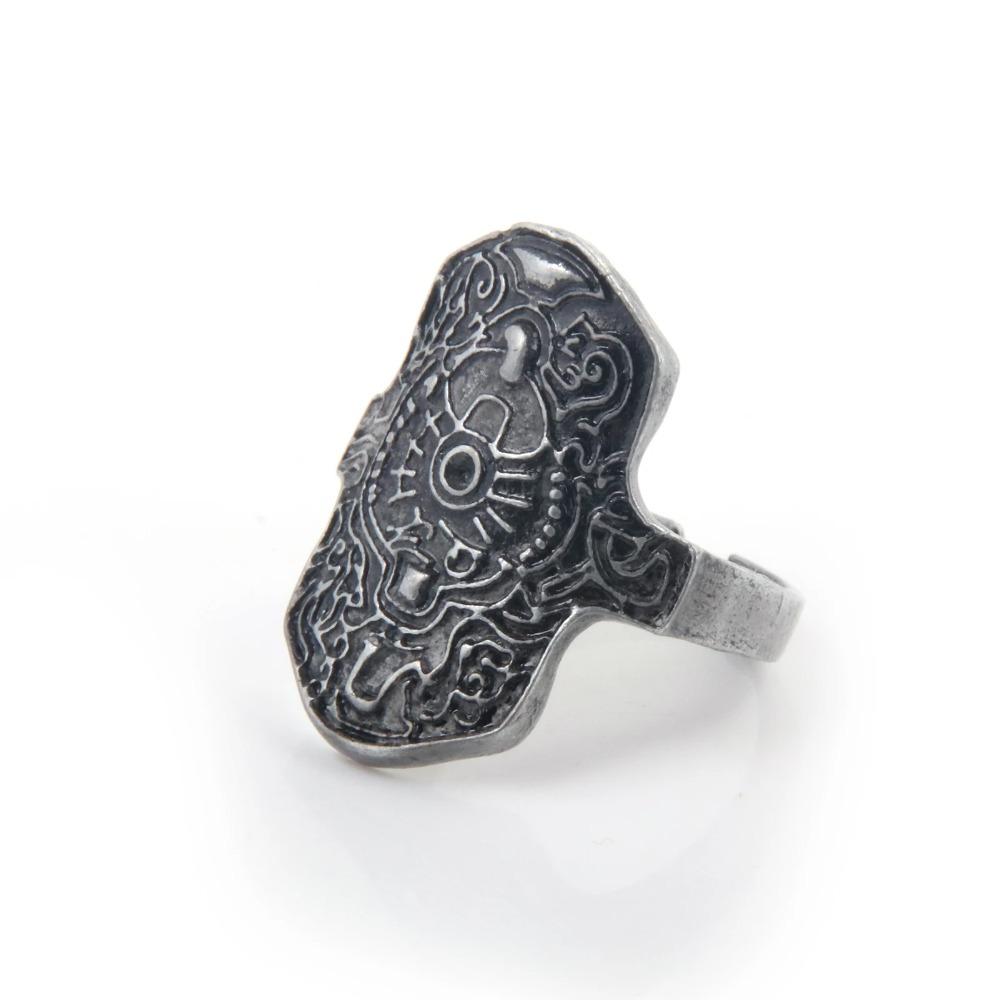 Dark Souls Series Adjustable Rings for Men Havel's Demon's Scar Chloranthy Badge Cosplay Jewelry Game Fans Accessories
