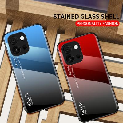 Farbverlauf Gehärtetes Glas Schutzhülle für OnePlus 13T One Plus Nord Ce 4 Lite 3 N30 Glänzende Abdeckung