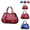 Stylish 2024 Fashionable Red Handbag With Shiny Finish For Women Ideal For Moms