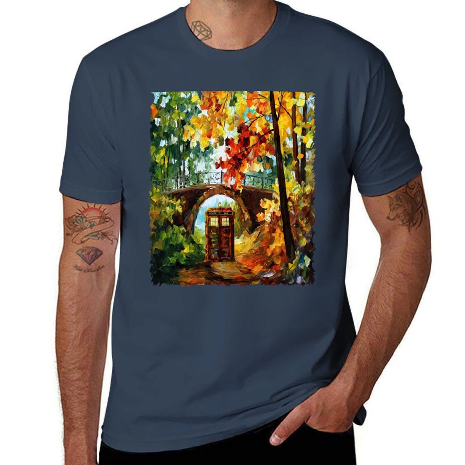 Abandoned Public Phone Under The Bridge Tshirt Minimalist Plain Crew Neck Tshirt S