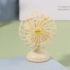Ventilatore in Lega Miniatura per Casa delle Bambole Arredamento Ventilatore di Simulazione Accessori per Mobili Bambole Giocattoli per Bambine Regalo