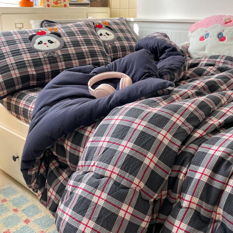 

LISM Cloud-feel Panda Washed Cotton Quilt