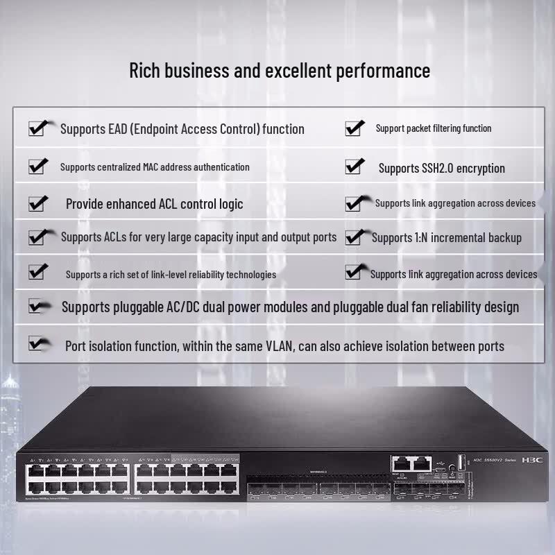 H3C S5500V2-28C-EI Enterprise Core Managed Switch