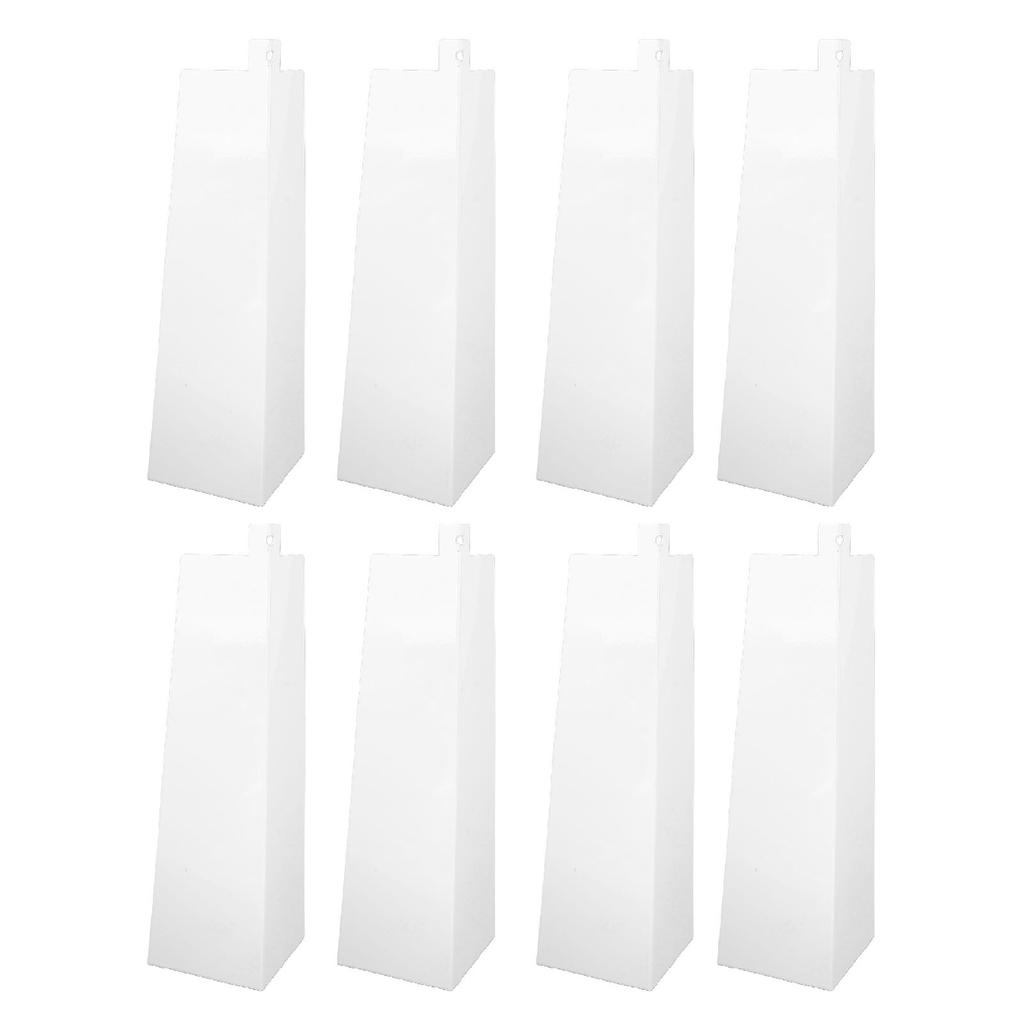 8Pcs Aluminum Siding Corners with Metal Nails Trim Outside Corner Caps for Mobile Home House Exterior