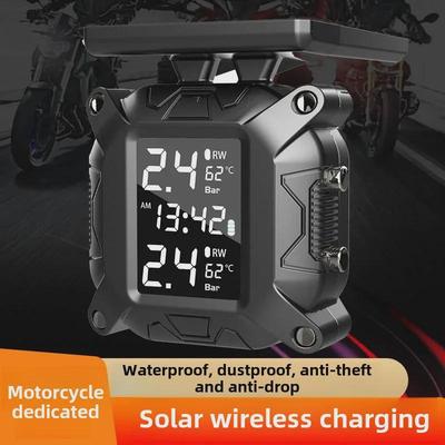 Bezdrátový vodotěsný monitor tlaku v pneumatikách pro motocykly XM7 Solar