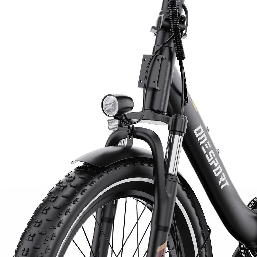ONESPORT OT16 PRO 2026 Electric Bike Foldable 250W Motor 20*3.0 Inch Tire 48V17AH Removable Battery E-BIKE Bluetooth LCD 25KM/H Speed Electric Bicycle