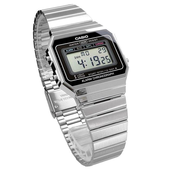 Casio Digital Watch Vintage Series A700W-1A Silver