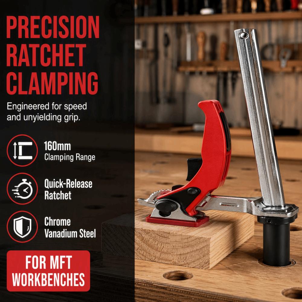 Vertical Surface Bench Dog Clamp Extended Dog End Workbench Clamp Hold Down Clamp  For Woodworking