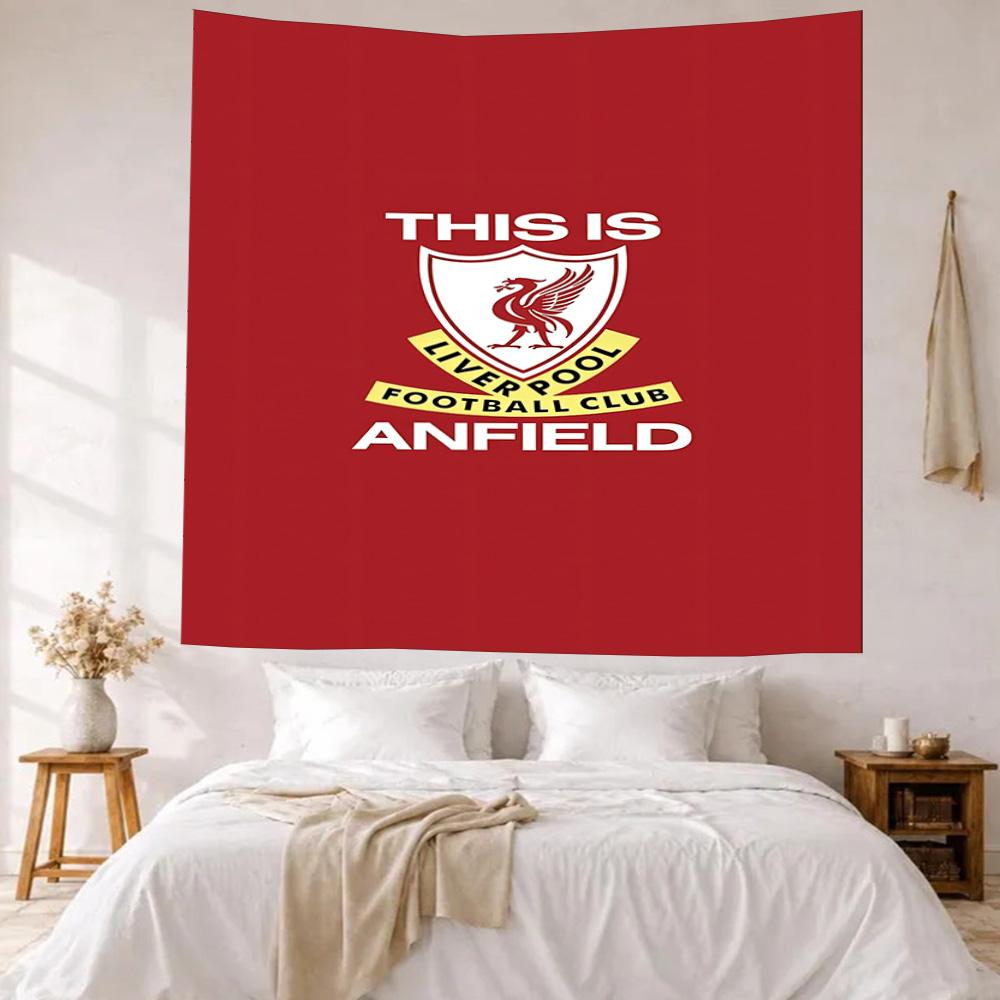 Liverpool Football Club Wall Decor Tapestry Art For Pet Memorial Birthdaywedding Party Backdrop Family Gift
