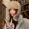 Faux Fur Bomber Hat Thick Russian Cap Fashion Winter Hat  Male