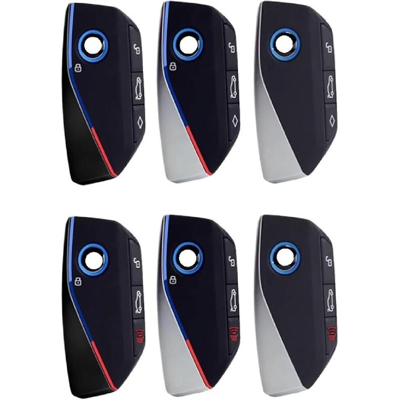 Kompatibilní pro BMW X5 G05 Řady 5 530Li X1 U11 U06 G81 M3 LCI Ix X7 I7 XM Řady 7 740Li IX40 Silikonové pouzdro na klíč od auta Krytky Držák na klíče(Typ B