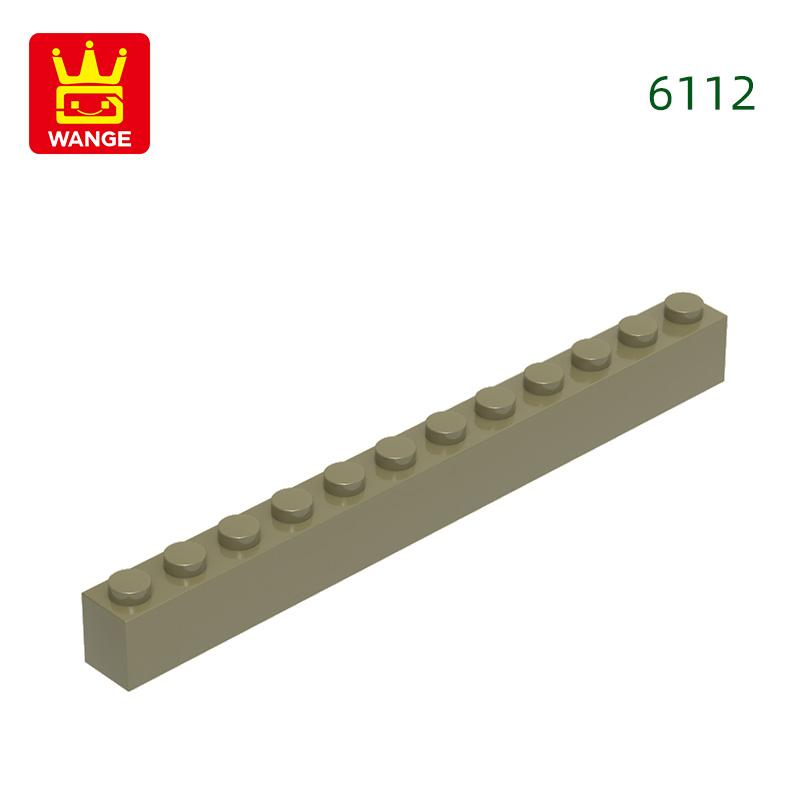 Non-Toxic 22 Pcs/Lot 6112 1X12 High 12 Hole Building Block Moc Color Accessories Compatible With Brick Diy Children'S Toy Assembly Gift
