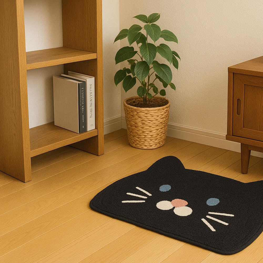 Neko Friend Indoor Entrance Foot Bath for Indoor Animal Entrance Black 35 x 70 cm Mat, Mat, Mat, Mat, Use, Entrance, Bathroom, Children's Room,