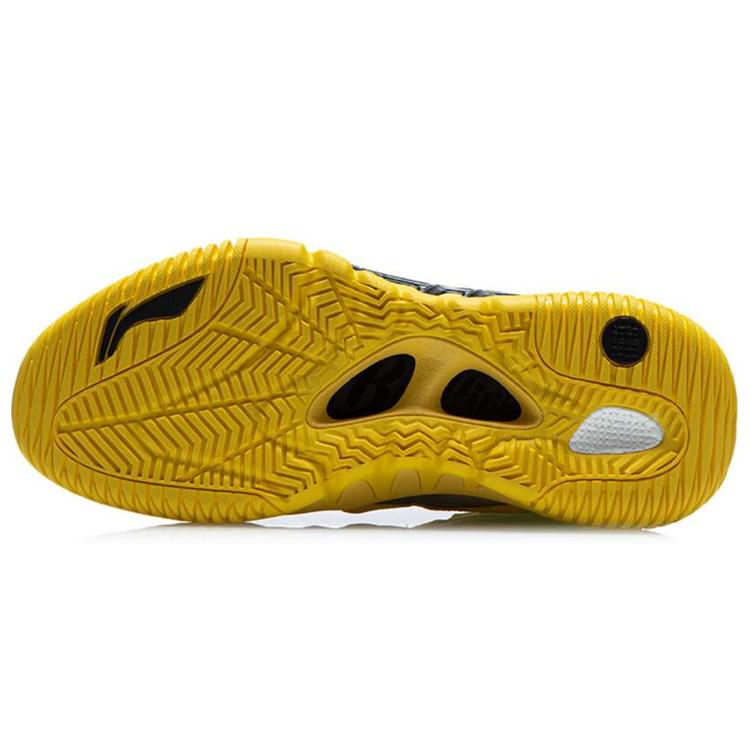 Li Ning Badfive 2 Abrasion Resistant Slip Resistant High Top Performance Basketball Shoes Men's Yellow ABFR001-5