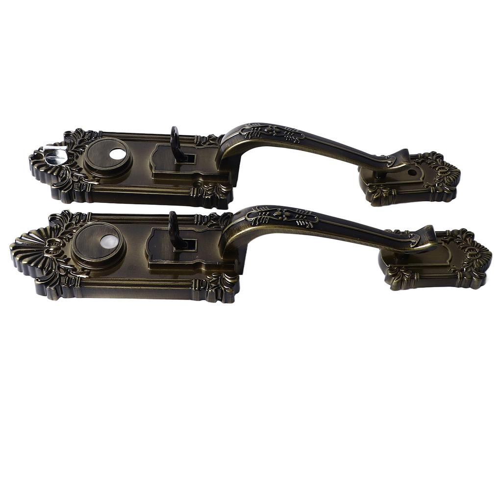 European Style Door Handle European Style Retro Bedroom Living Room Door Handle Lock Bow Shaped