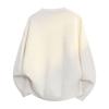 Pullovers Long Sleeves Sweaters Unisex Sweater Spring Autumn Kitten Tie-dyed Retro Couples Paragraph Knitted Bottoming Jumper Round Neck Wool Jumper