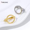 18K Gold Plated Shvenzy Earwires,Brass Metal Earring Hooks Clasps,Earring Fixtures,DIY Jewelry Materials Accessories