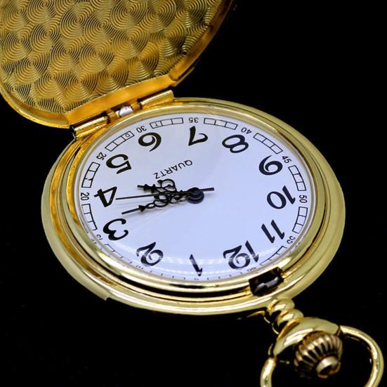 Pocket Watch Unisex Retro Alloy Smooth Vintage Pocket Watch for Daily Life