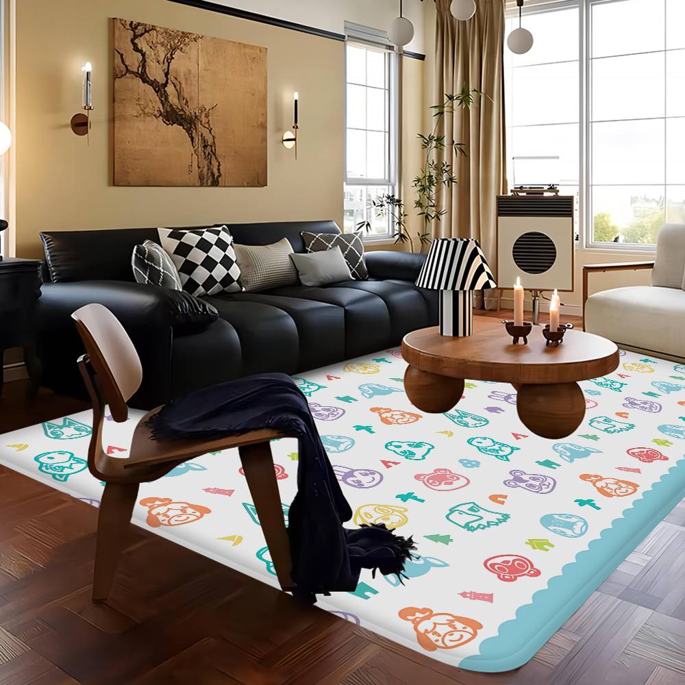 A-Animal Classic C-Crossing Game Door Mat Washable Non-Slip Living Room Sofa Chairs Area Mat Kitchen Doormat Area Rug