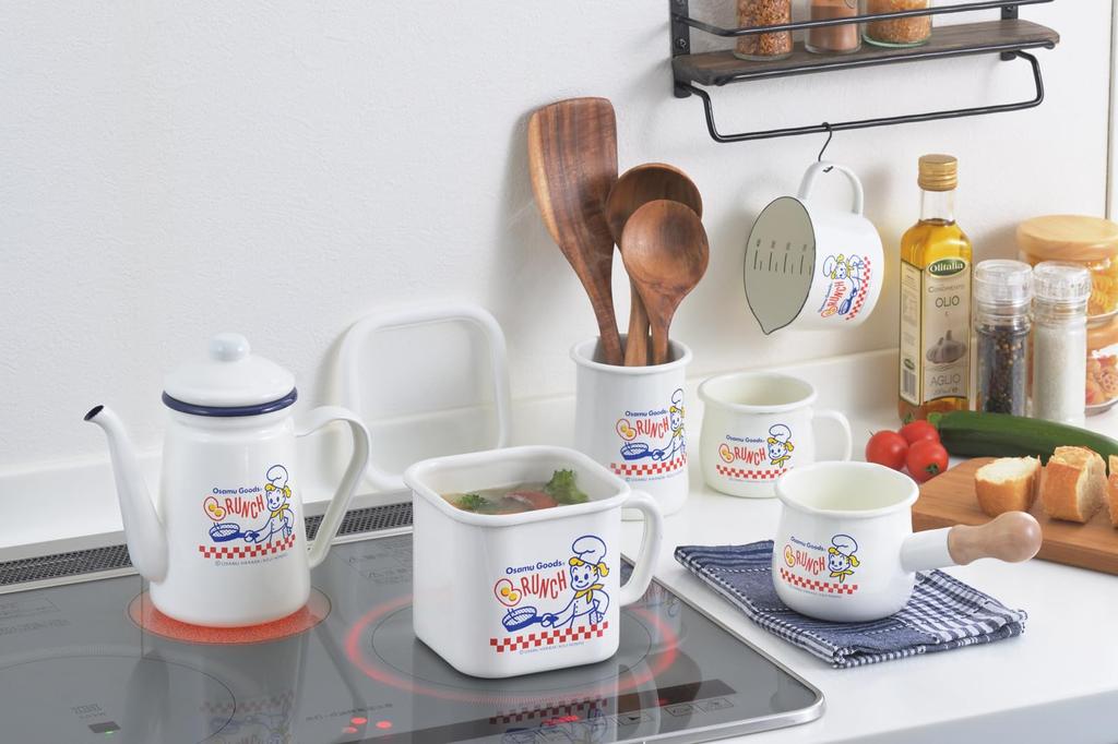 Osamu Goods Branch Emajmätkopp, Liten, 450 ml, OG-23