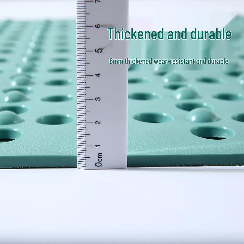 New Odorless Anti-Slip Bathtub Mat with Suction Cups and Multi-Hole Drainage