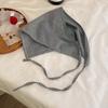 New Pastoral Style Headband Women's Triangle Headscarf Hair Bands Spring Summer Girl Fashion Decoration Ties Hair Scarf