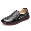 Waterproof Loafers Wide Width Women Driving Shoes Woman Black Genuine Leather Flats Red Designer Loafers Women White Moccasins