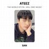 ATEEZ THE WORLD EP.FIN : WILL DMC MUSIC Official Photocard