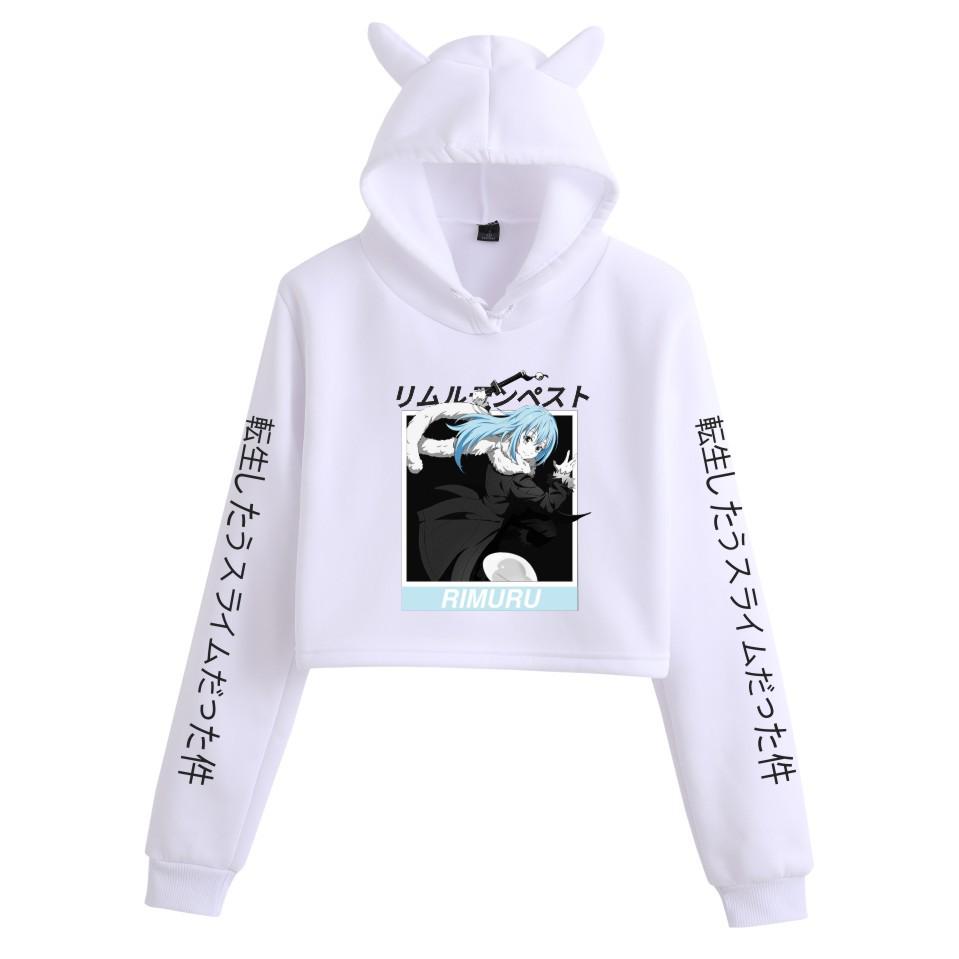 New Women's Cat Ear Hoodie: Reincarnated as a Slime Design