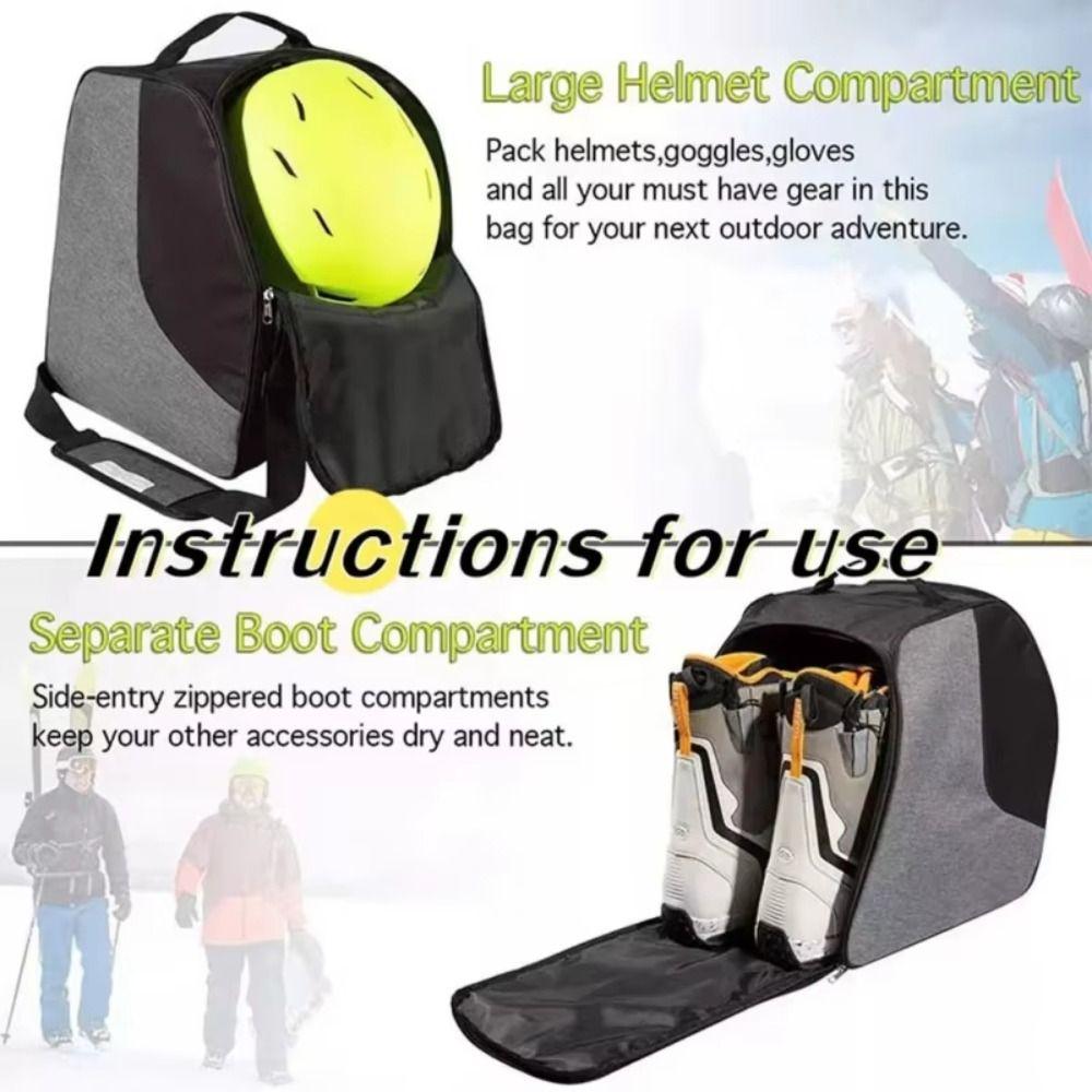 Shoes Gloves Snowboarding Storage Bag Waterproof Ski Crossbody Bag Ski Boot Bag Outdoor Sports