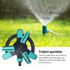 Garden Irrigation Sprinkler Auto Rotate Adjustable Wide Spraying Range Lawn Care Roof Cooling Sprinkler Patio Accessory