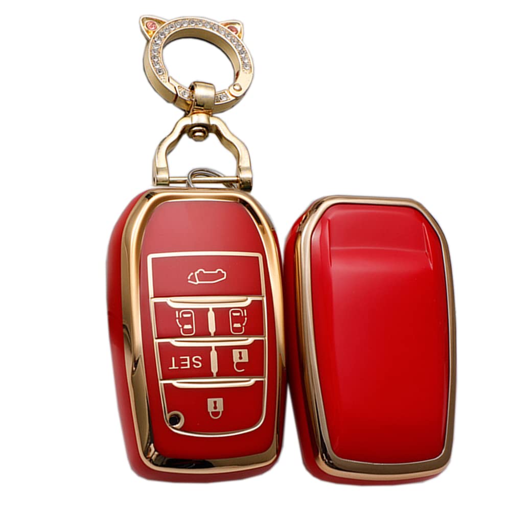 Key case for key key key for Toyota Alphard 30 late early Vellfire 30 late early hard to fall key red Toyota, holder, cover, protection, series,