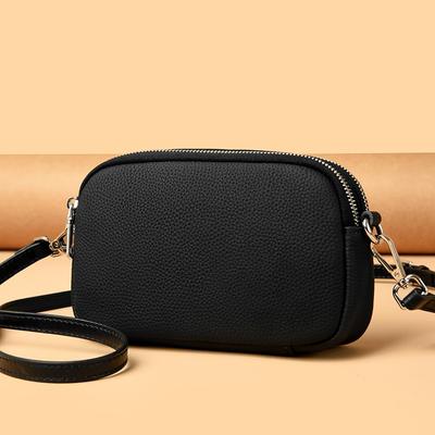 First Layer Cowhide Small Bag, Soft Leather Women'S Light Fashion Women'S Shoulder Oblique Span Bag