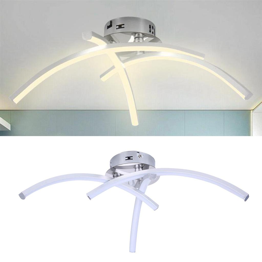 Light Lamp Pendant Fixture Chandelier Lampshade Aluminum Acrylic Soft No Flash Minimalist