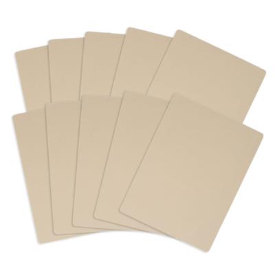 10 Peças Pele de Prática de Tatuagem Silicone 1mm Espessura Dupla Face em Branco Pele para Tatuagem de Sobrancelha