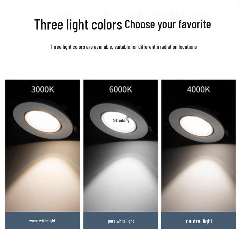 Recessed Super Bright Ceiling Downlight for Home and Commercial Spaces