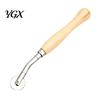 Sewing Tracing Wheel Wooden Handle Wheel, 2/3mm Needle Point for Accessory Craft Patterns, Faux Leather Projects, Professional Stitch Marking