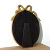 Vintage Oval Picture Frame with Bowknot Photo Frame for Wall Hanging Or Tabletop Ideal for Home Decoration And Wedding Displays