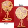 Pendant Ancient Style Chinese Wedding Hand Bouquets Embroidery Fan Chinese Fan Bridal Group Fan