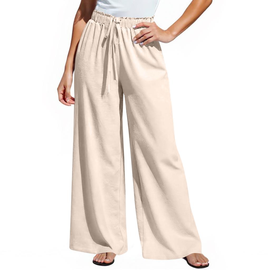 Women's Fashionable Solid Color Pocket Casual Versatile Straight Leg Jeans