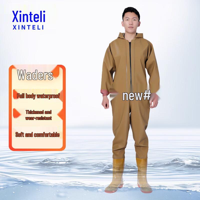 Xinteli Heavy-Duty Industrial Waterproof Wading Suit 44