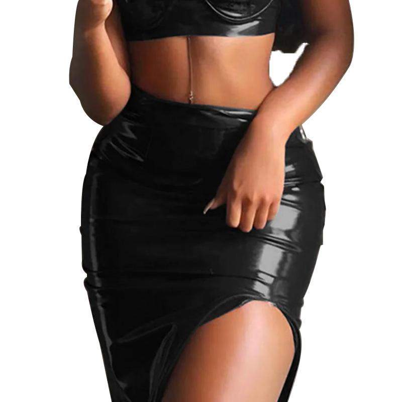 Женская элегантная плиссированная юбка миди на резинке L