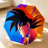 Dragon Ball Z 8 Ribs 3Fold Black Glue Uv Protection Umbrella Sun Protection Rainproof Compact Folding Umbrella For Travel Daily Use C923747