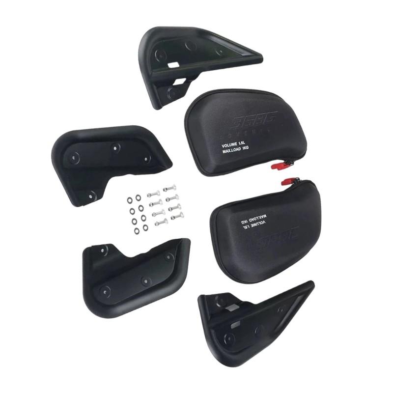 Waterproof Motorcycle Side Frame Bag Storage Package Front Bumper Storage Bag For ZONTES 368G чёрный