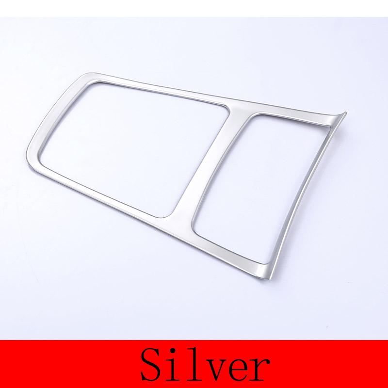 

For Mercedes Benz CLA GLA A Class W117 C117 W176 2013-2018 Carbon Fiber Chrome Interior Center Storage Box Trim Ashtray Frame срібний