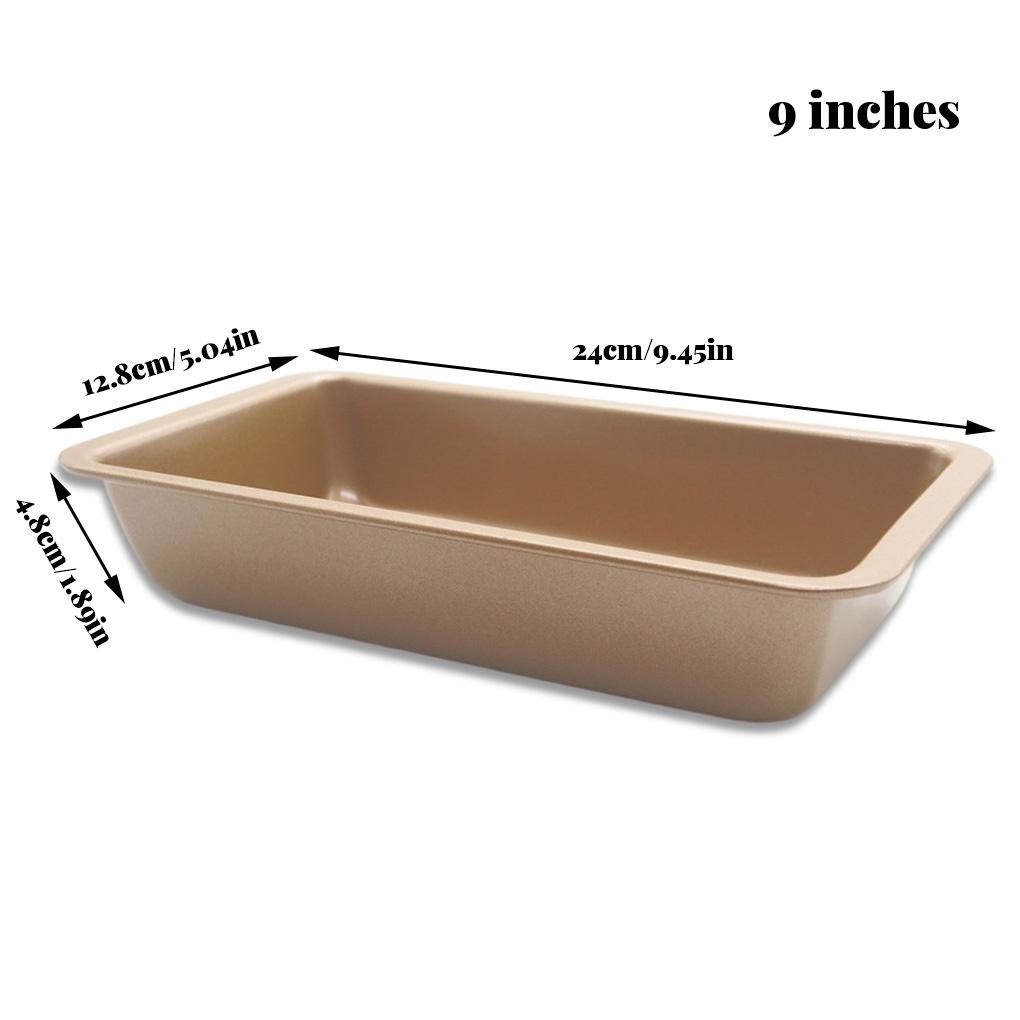 Rechteckige Kuchenform DIY Kastenform Antihaft Toastform Küche Bäckerei Nahtlose Backform 4/5/6/9 Zoll