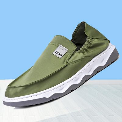 Men's Shoes 2025 New Autumn Single Shoes Soft-soled Low-top Lazy Shoes Korean Version One-pedal Men's Casual Shoes