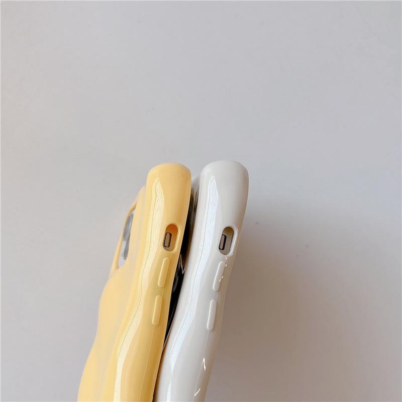 iPhone 11 mobile phone case Apple 11promax all-inclusive Macaron three-dimensional anti-drop mobile phone case ripple mobile phone case