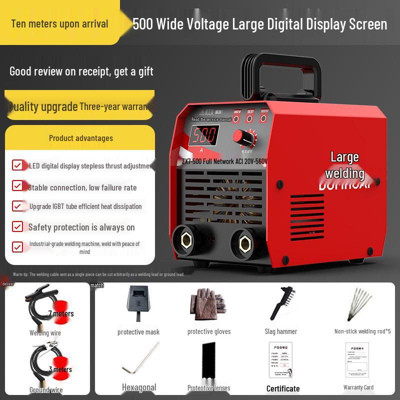 Da Han 500 Industrial Welder 315 - High-Power Dual Voltage 220V/380V - 250 Small Arc Welder