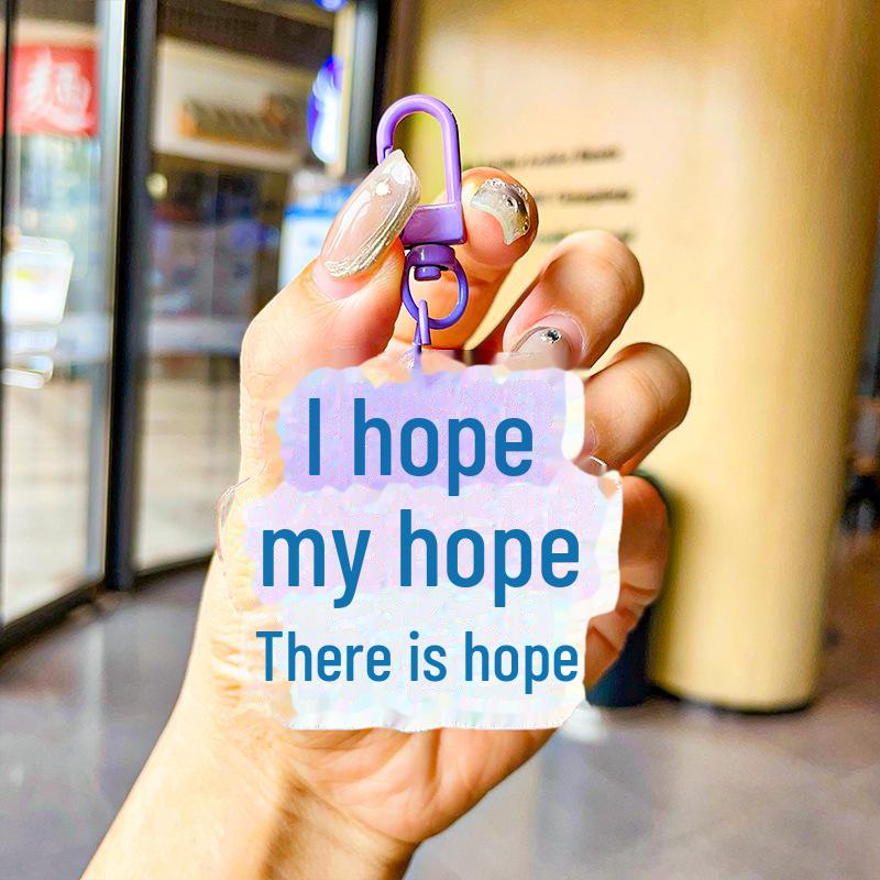 Bad Mood Relief Acrylic Keychain Ornaments: Personalized Gifts for Working People